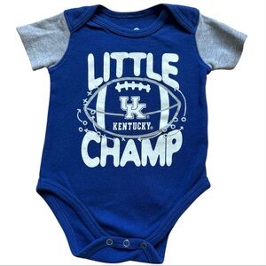 Blue University of Kentucky Little Champ Baby Onesie size 0-3M